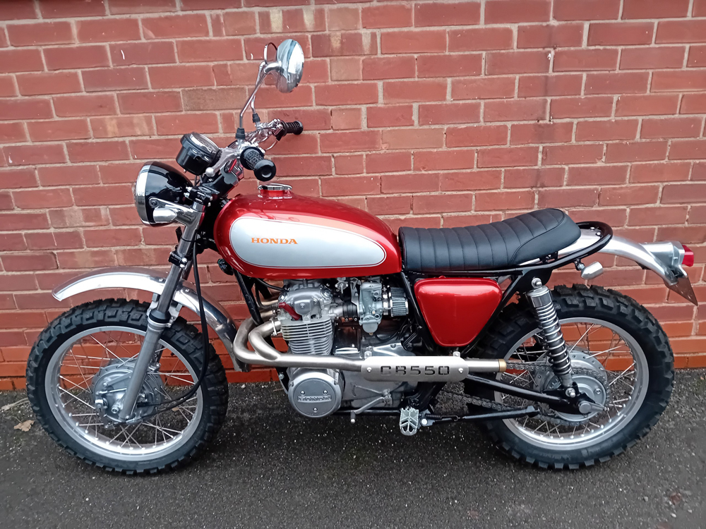 1976 Honda CB 550FOUR Scrambler 7