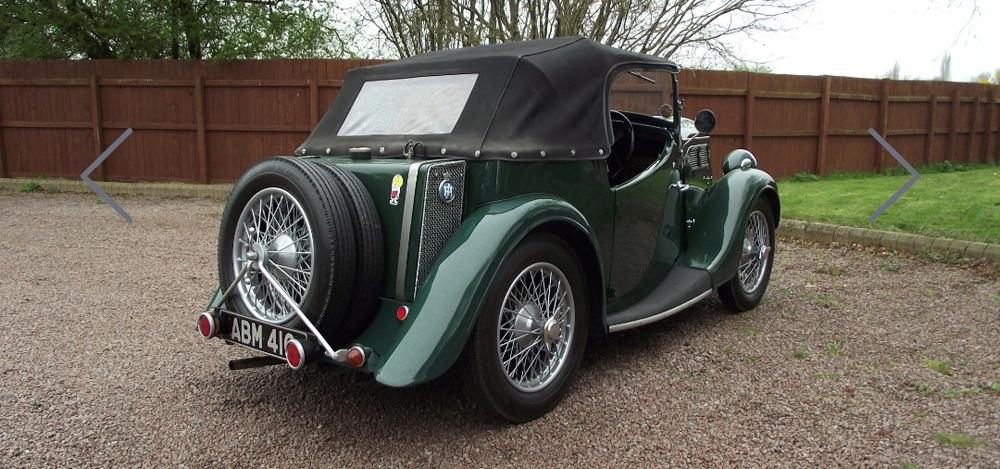 1936 Standard Avon Sports Tourer Le Mans 4