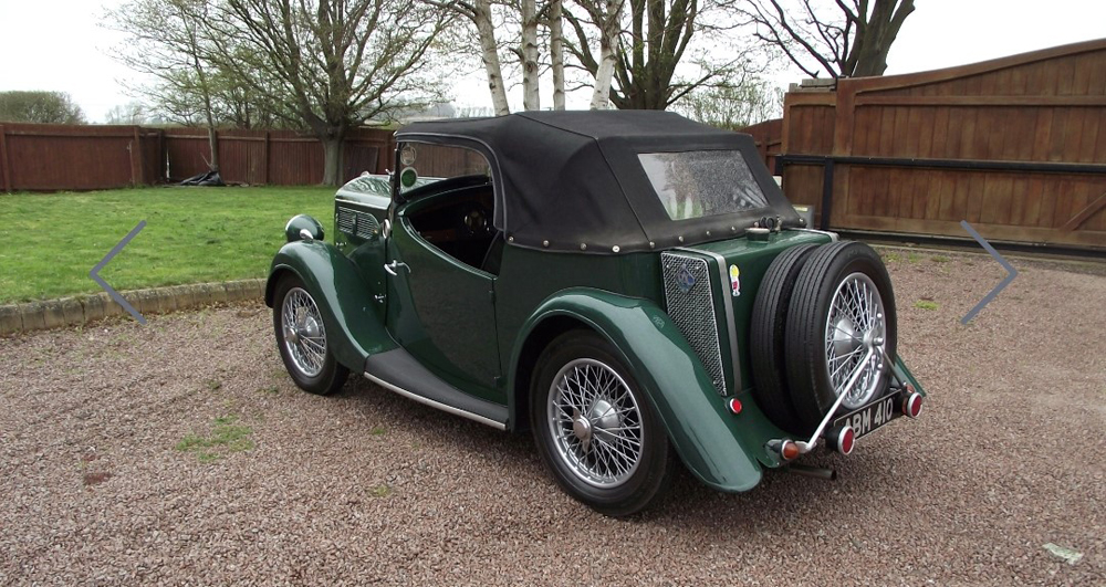 1936 Standard Avon Sports Tourer Le Mans 6